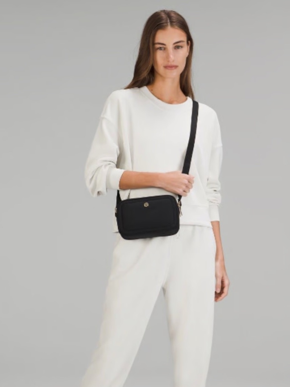 SOLD OUT Crossbody Camera Bag 2L GOLD Logo.